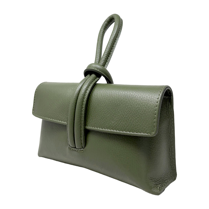 Borsetta Pochette in Vera Pelle Made in Italy