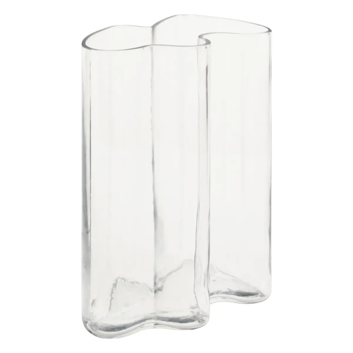 Vase vague "Kade" transparent H25cm