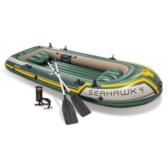 Intex Canotto Gonfiabile Seahawk 4, 4 posti, 351x145x48 cm