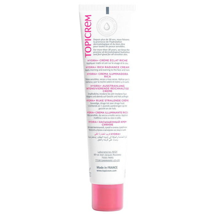 Hydra+ - Crème Hydratante Eclat Riche 40 ml