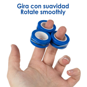 Magnetic Fidget Rings, anillos magnéticos. Juguete antiestrés, ansiedad, concentración.