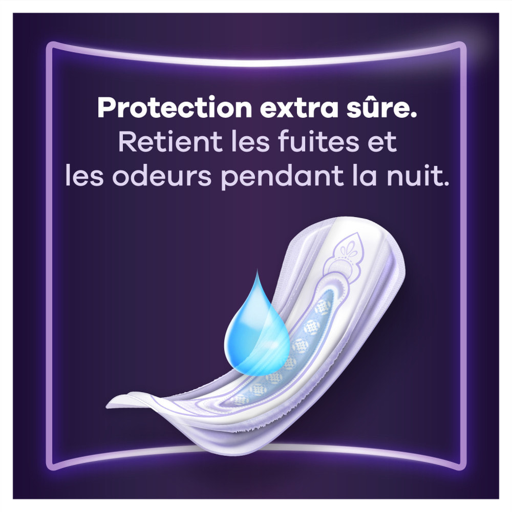 48 Serviettes pour Fuites Urinaires Always Discreet - Extra Secure Ultimate Nuit