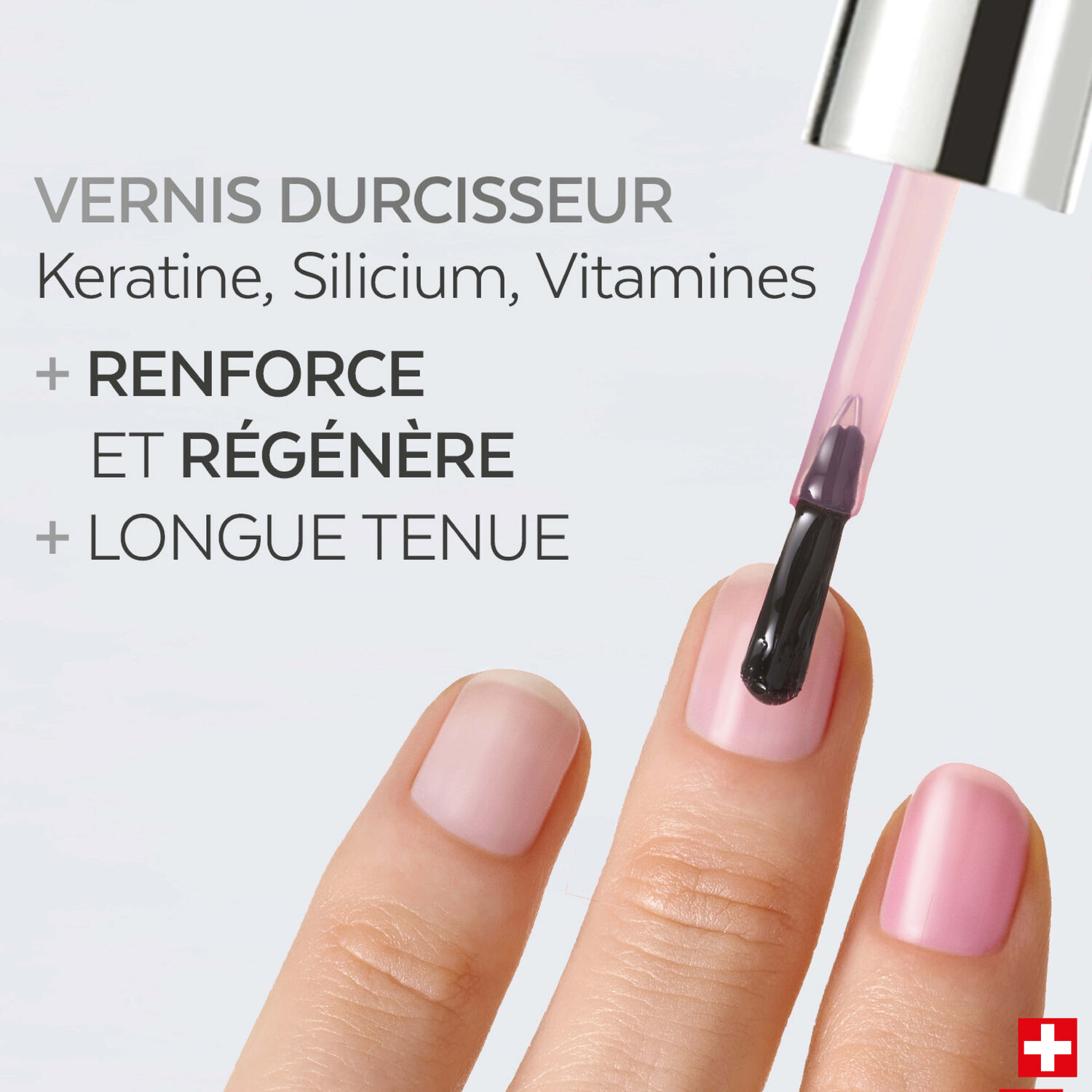 Color Strong - Vernis Durcisseur Kératine, Vitamine & Silicium Gloss Éclat