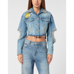 PHILIPP PLEIN Denim Jacket SMILE
