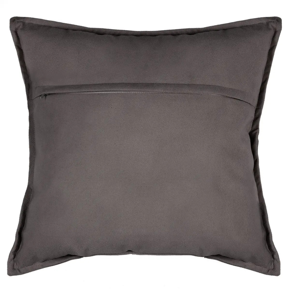 Coussin "LILOU" coton gris ardoise 55x55cm