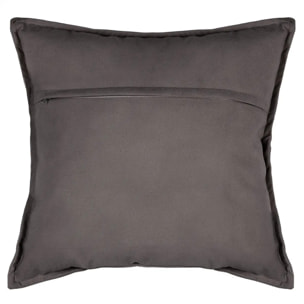 Coussin "LILOU" coton gris ardoise 55x55cm