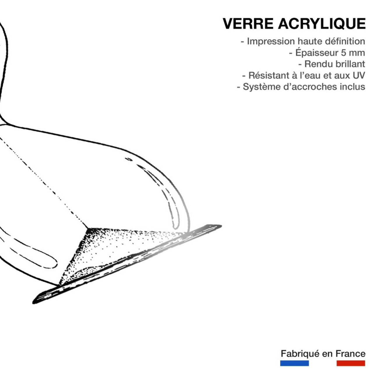 Tableau sablier landais Tableau plexiglas