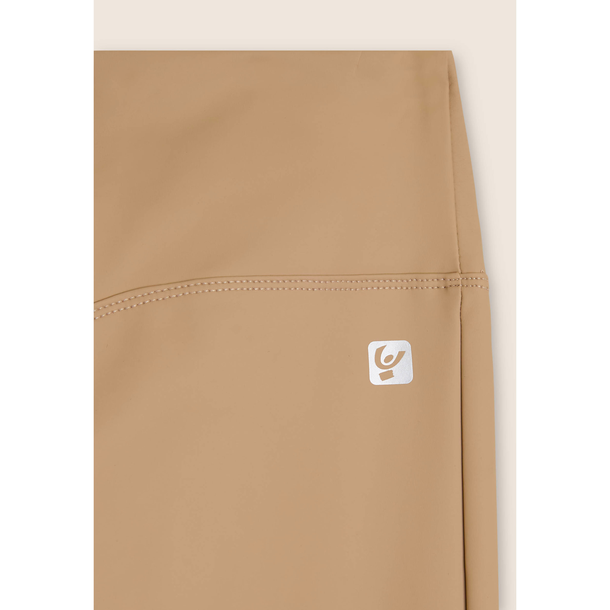 Leggings 7/8 effetto pelle vita regular