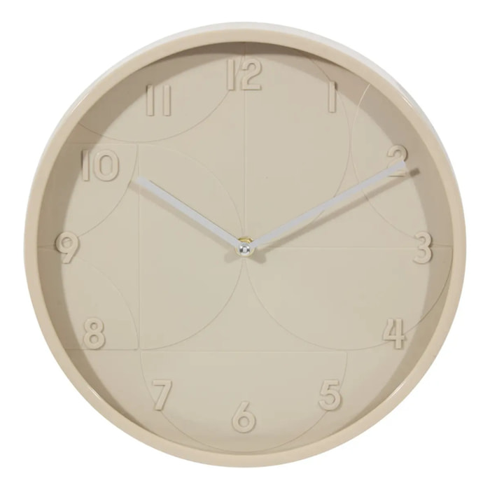 Horloge Samy D30cm sable