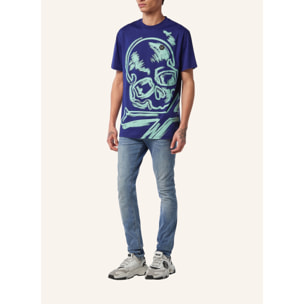 PHILIPP PLEIN T-Shirt Round Neck SKULL