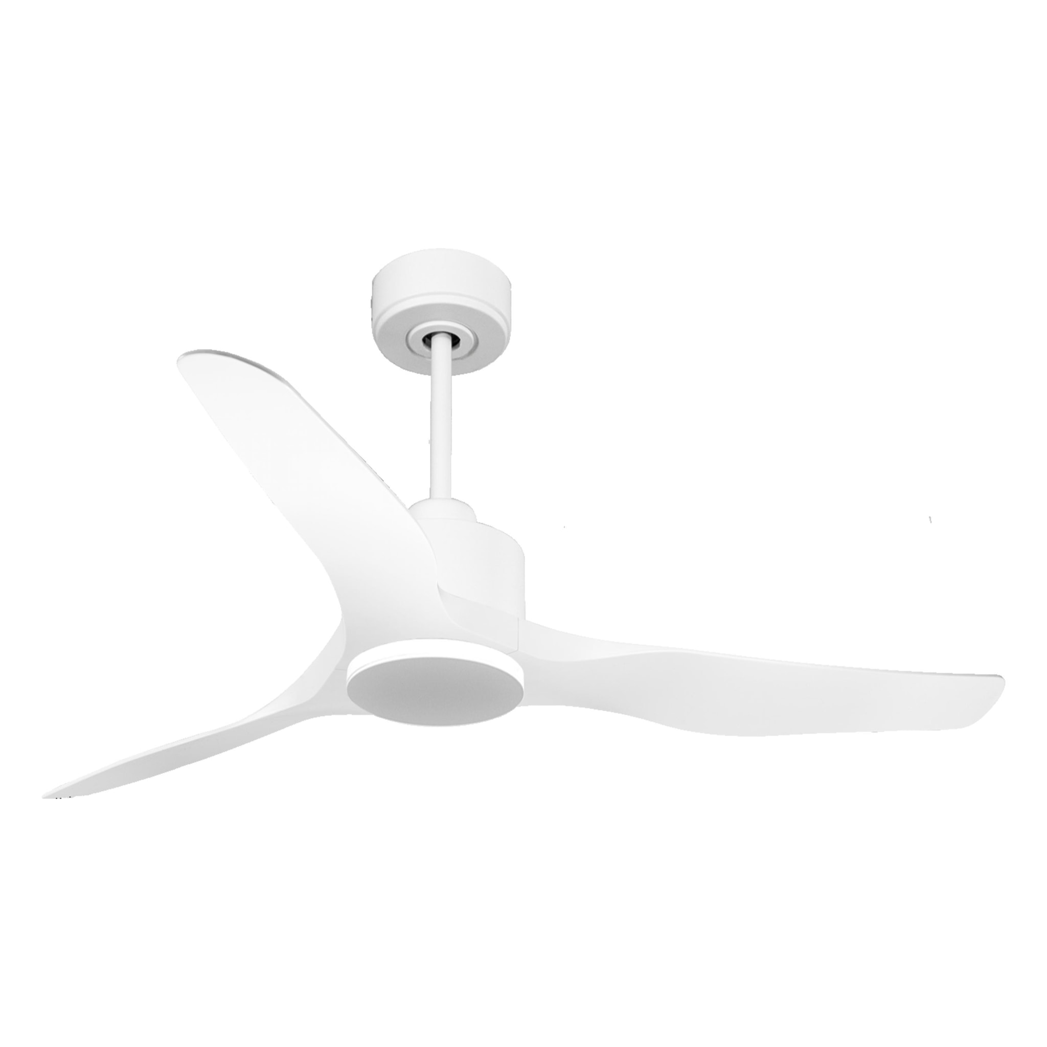 Ventilateur de plafond Réversible  Thermostat Wifi Moteur à courant continu Toits en pente Télécommande Adaptateur 2/3 Lames Hypersilence Mémoire