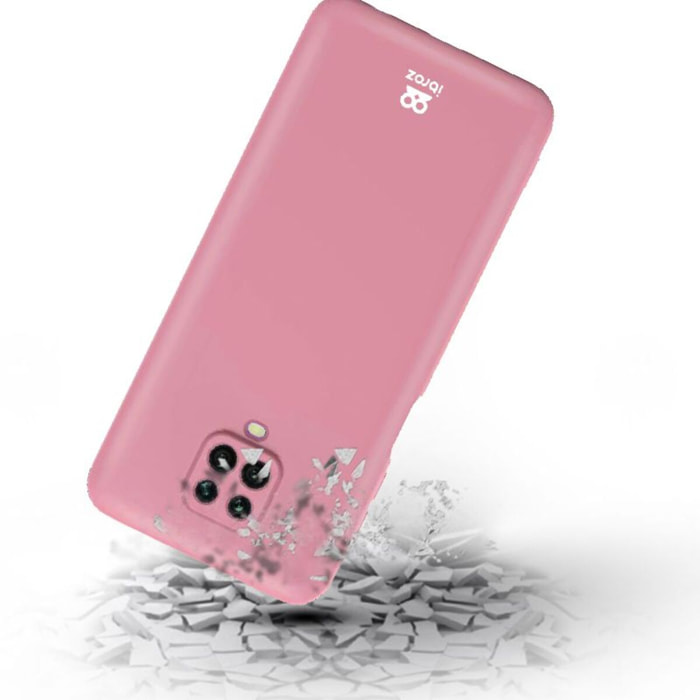 Coque IBROZ Xiaomi Redmi Note 9S/Pro Silicone rose