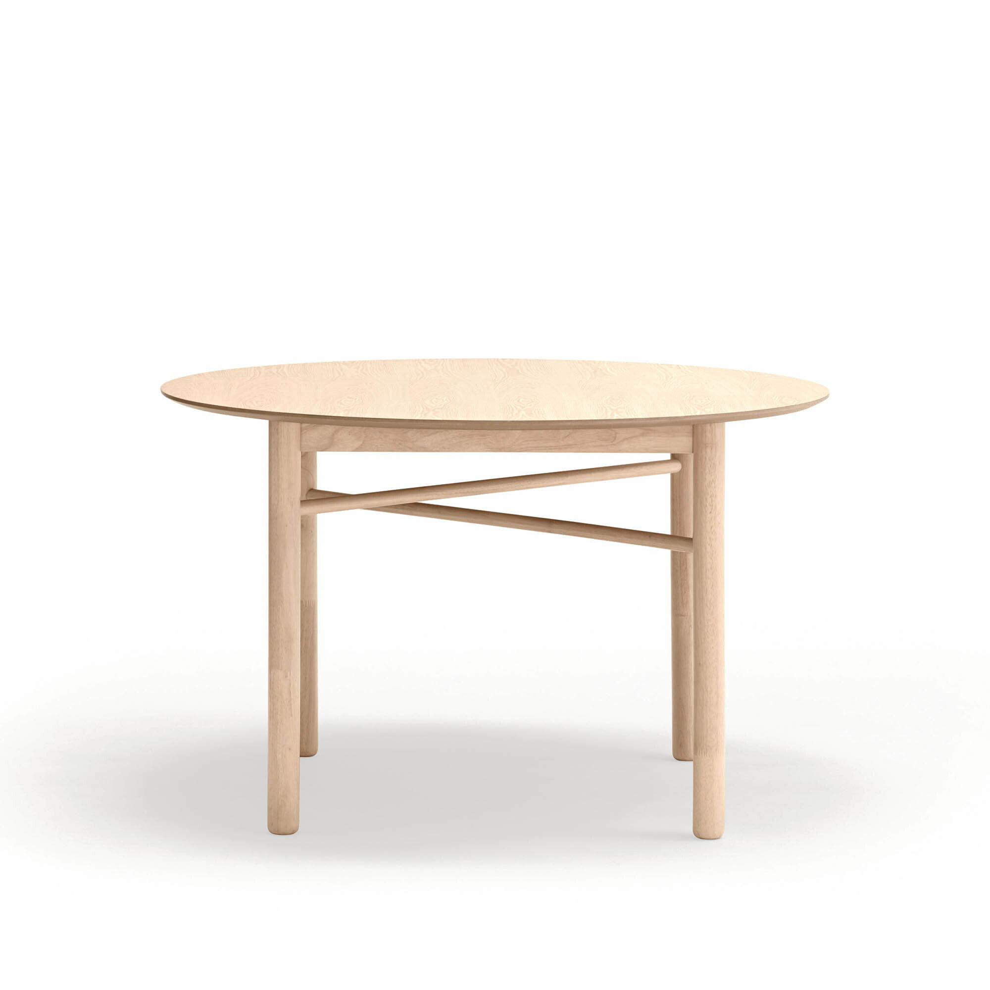 Mesa redonda Junco 120cm natural claro