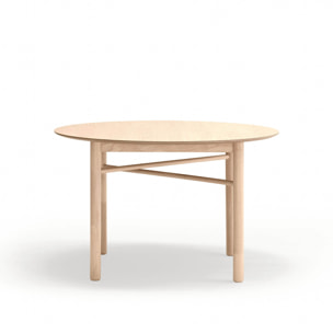 Mesa redonda Junco 120cm natural claro