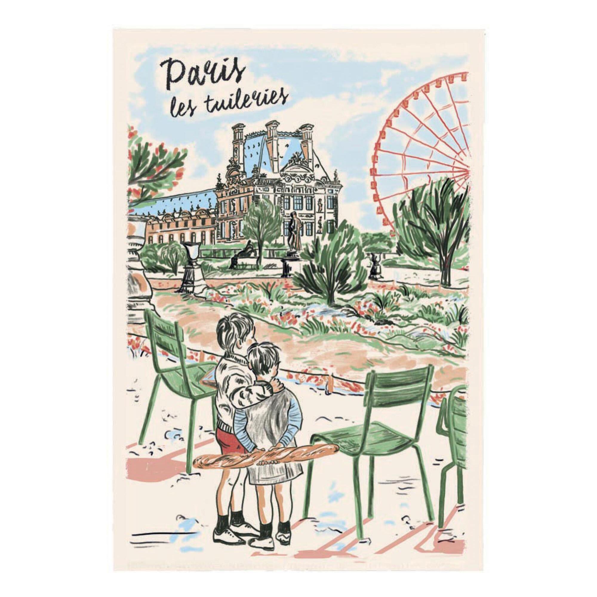 Torchon Paris Les tuileries
