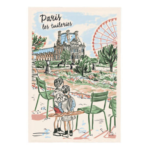 Torchon Paris Les tuileries