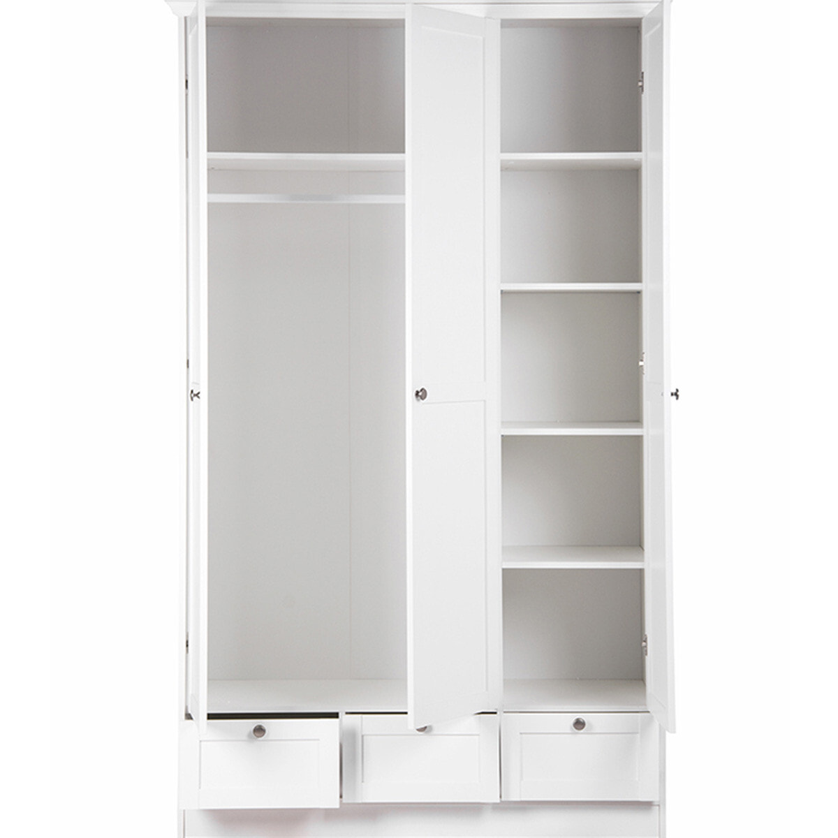 Armoire 3 portes 3 tiroirs - ALIX