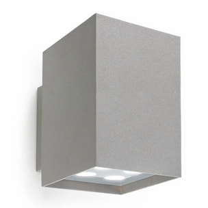 LEDS C4 Aplique IP65 Afrodita Power LED Double Emission LED 21.6 Blanco cálido - 3000K ON-OFF Gris 1324lm