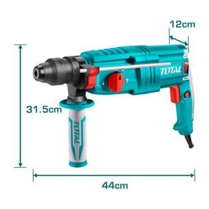 Martello Rotativo SDS Plus 800W 2,5J con mandrino di ricambio