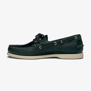 Sebago - Docksides Uomo Verde - Docksides Portland Waxed
