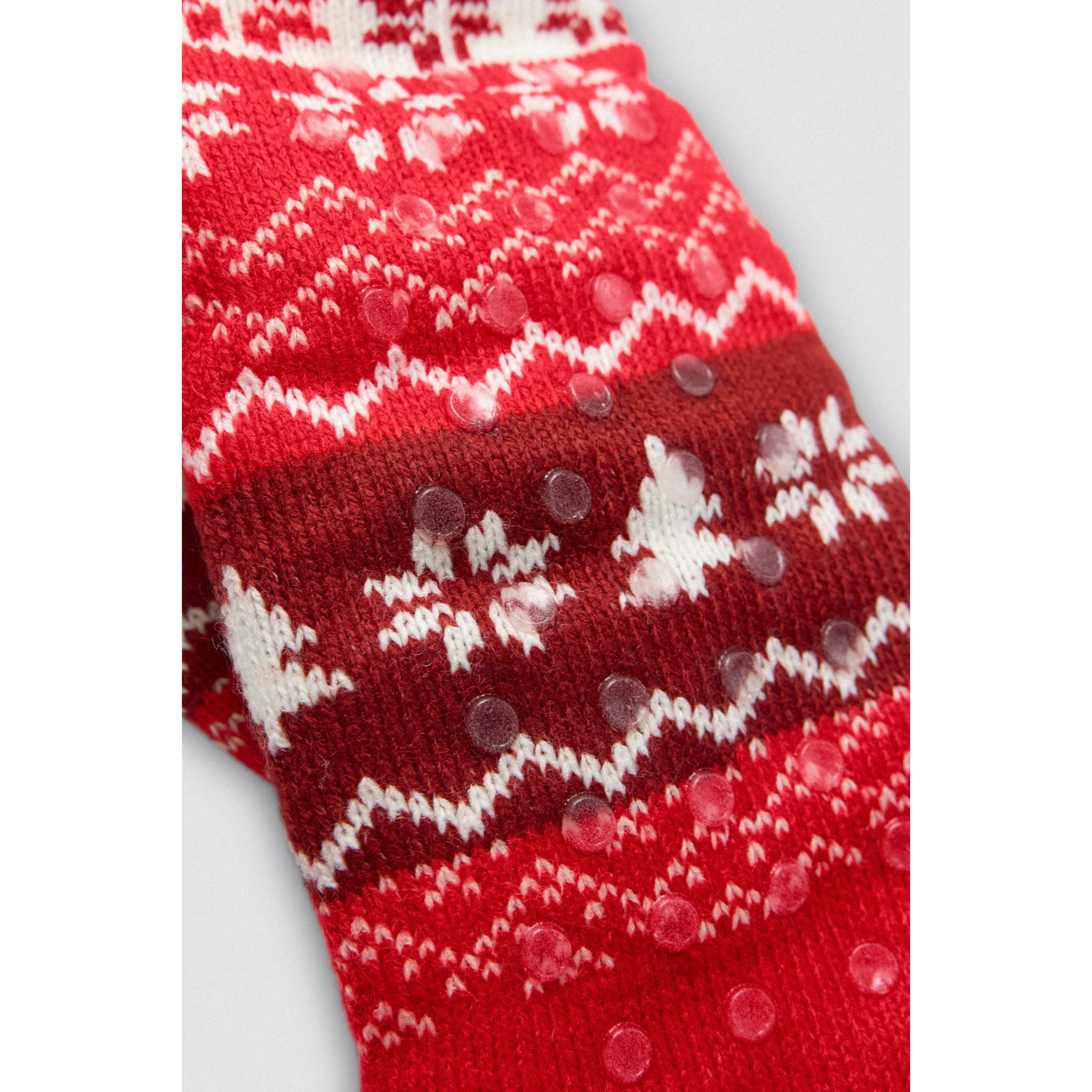 Calzini antiscivolo doppi per bambini con stampa natalizia