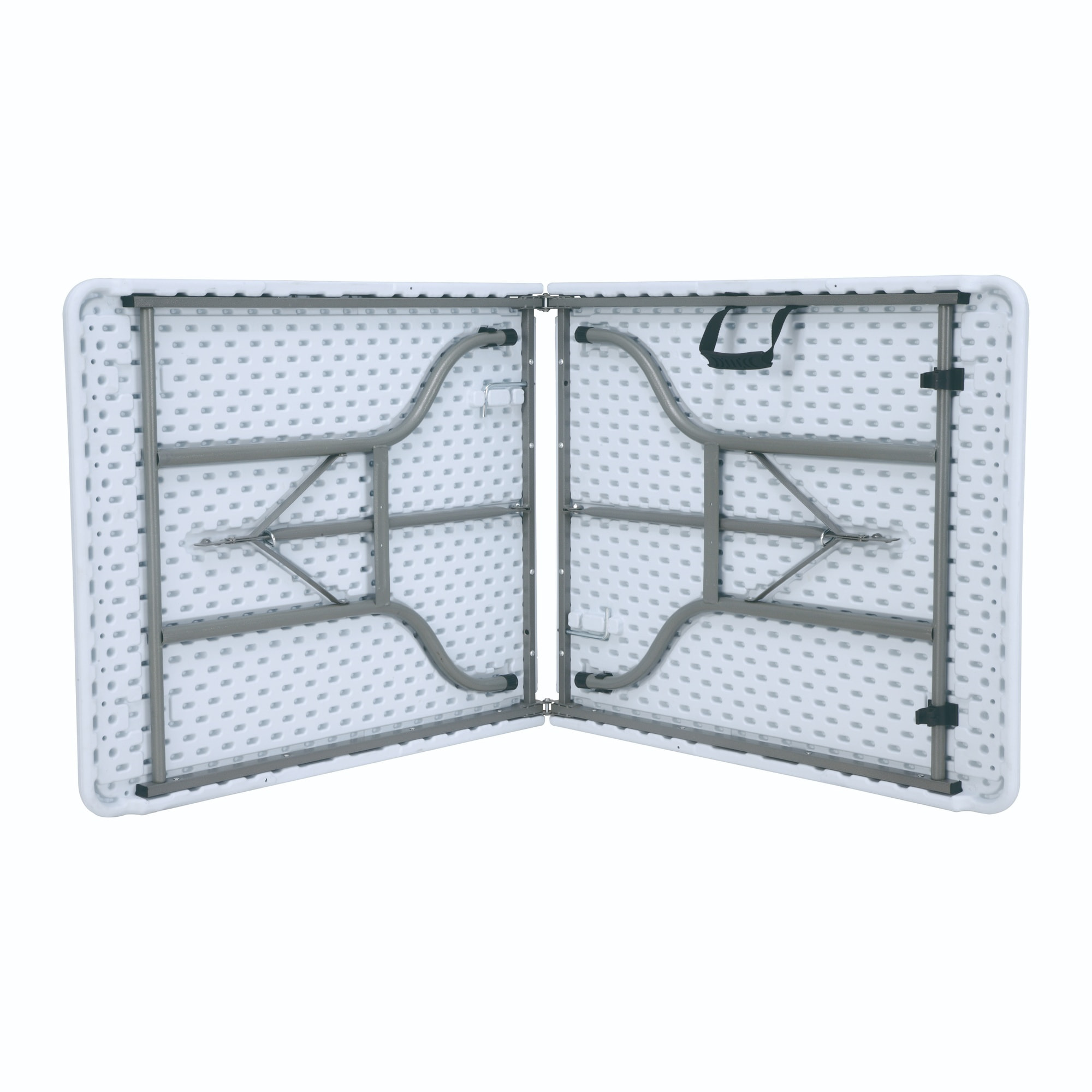 Mesa plegable multifuncional 180 x 74 x 74 cm con asa para facilitar su desplazamiento