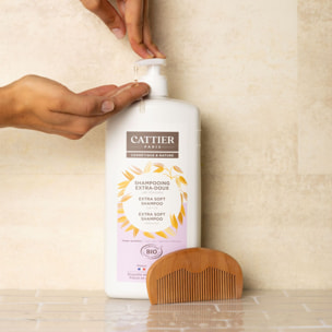 Shampooing Extra-Doux Lait d'Avoine - Usage Quotidien 1 L