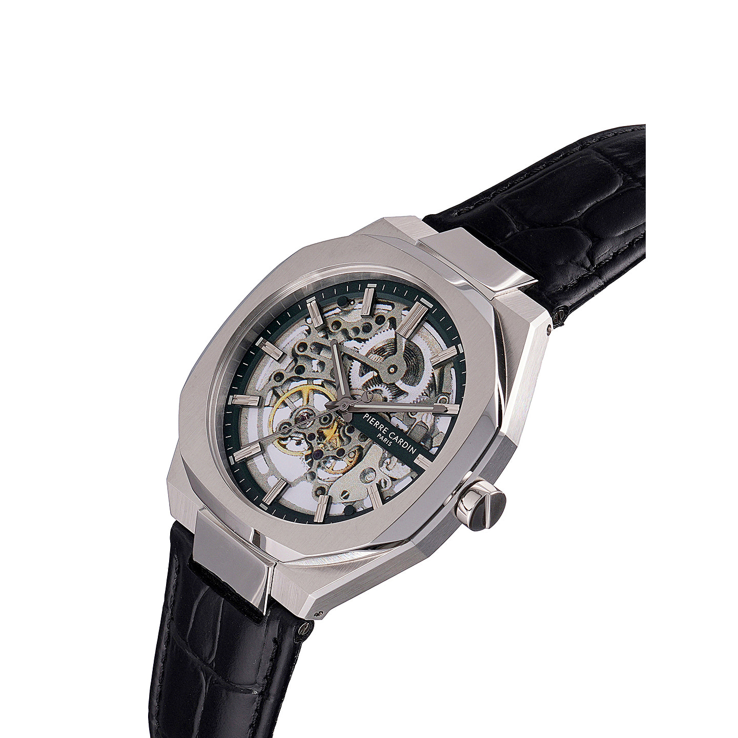 Reloj Pierre Cardin CF.1002.LB.4 Hombre Analogico Automatico con Correa de Cuero