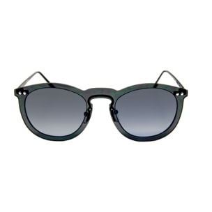 Gafas de sol OCEAN BERLIN - Negro transparente / Cielo negro degradado y patillas de metal negro mate