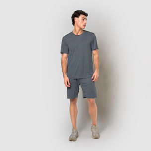 Pantalón corto deportivo técnico agua marina