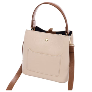 Bernate Bolso de mano Mujer. Piel auténtica Dollaro.