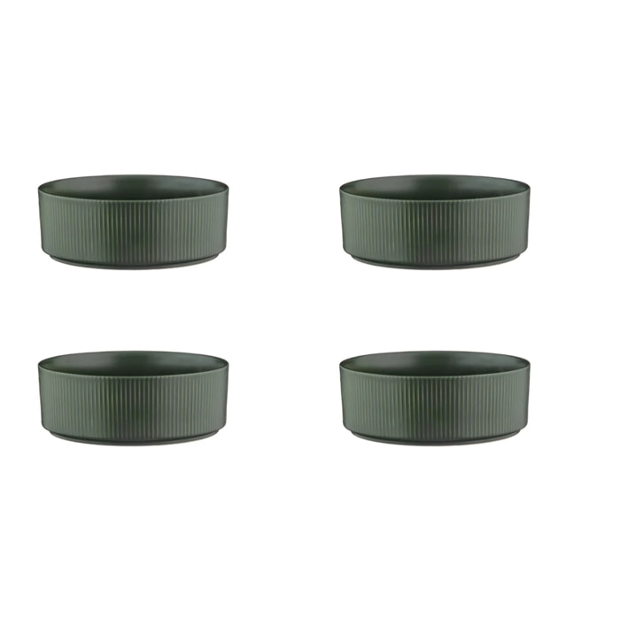 Bol SCANDI Ø16,5cm - 4 pièces - Olive