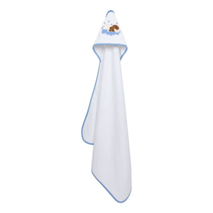 Cape de bain 90x90 cm Bleu