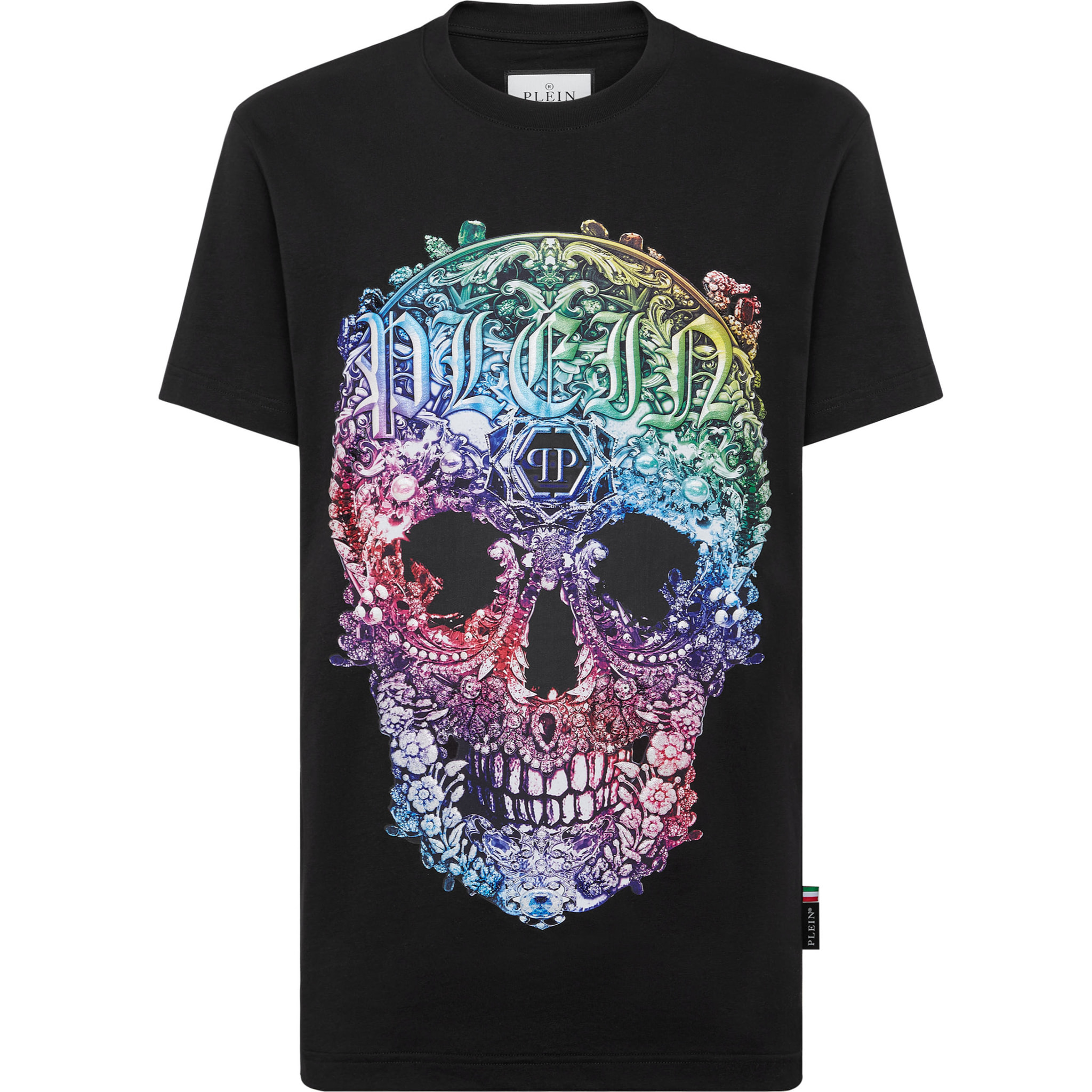 PHILIPP PLEIN T-Shirt Round Neck SKULL