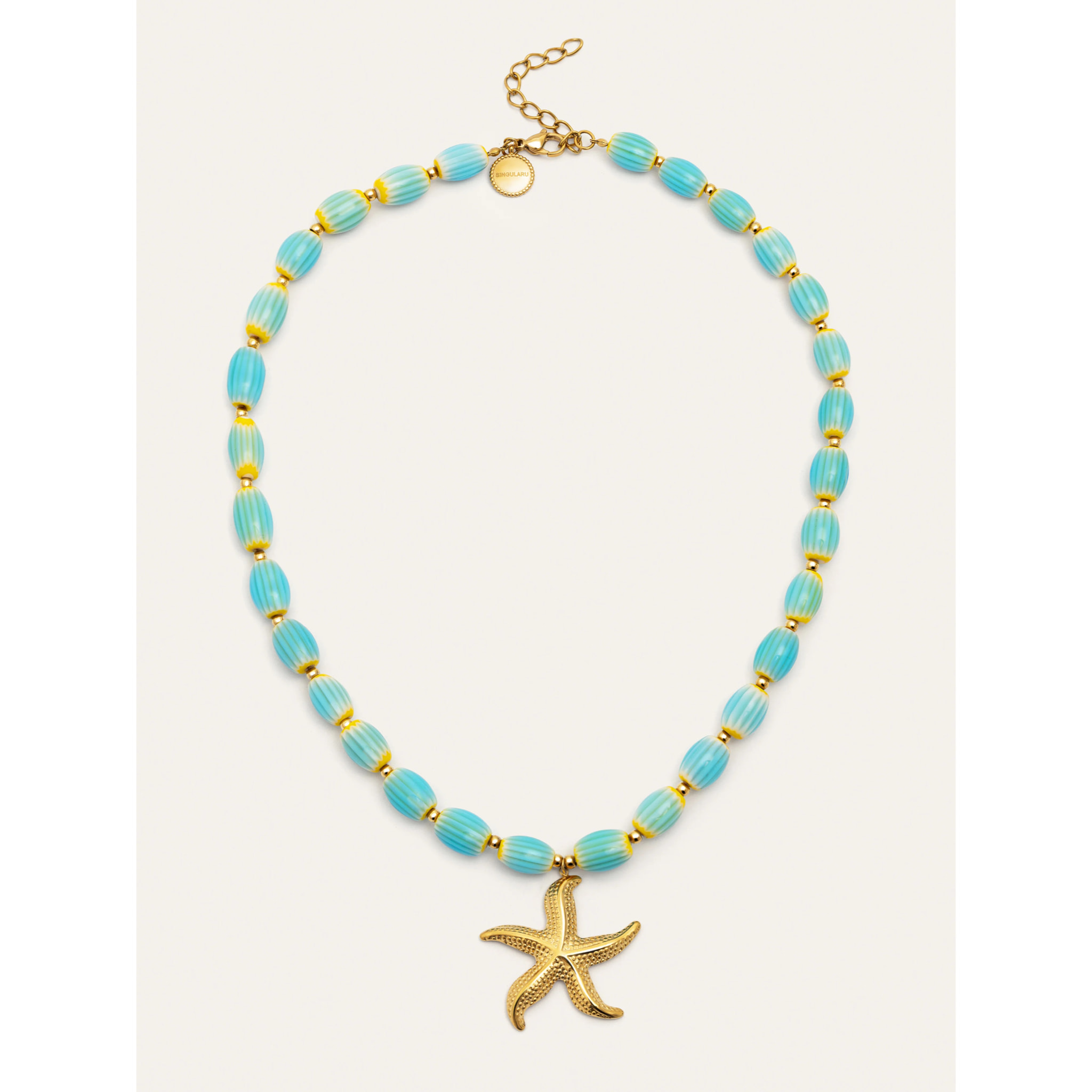 Collana Ariel Colors Acciao Placcato Oro