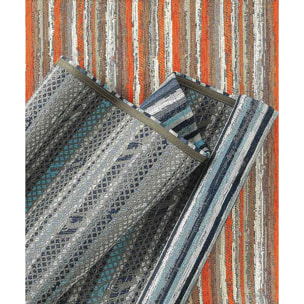 Tappeto Cucina Bagno Righe Verde