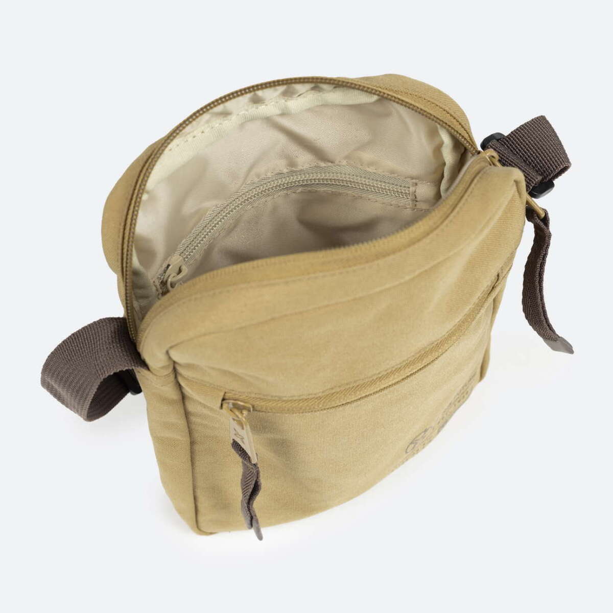 Bandolera Mediana Sostenible Mostaza.TECA RECYCLED. CROSSBODY.