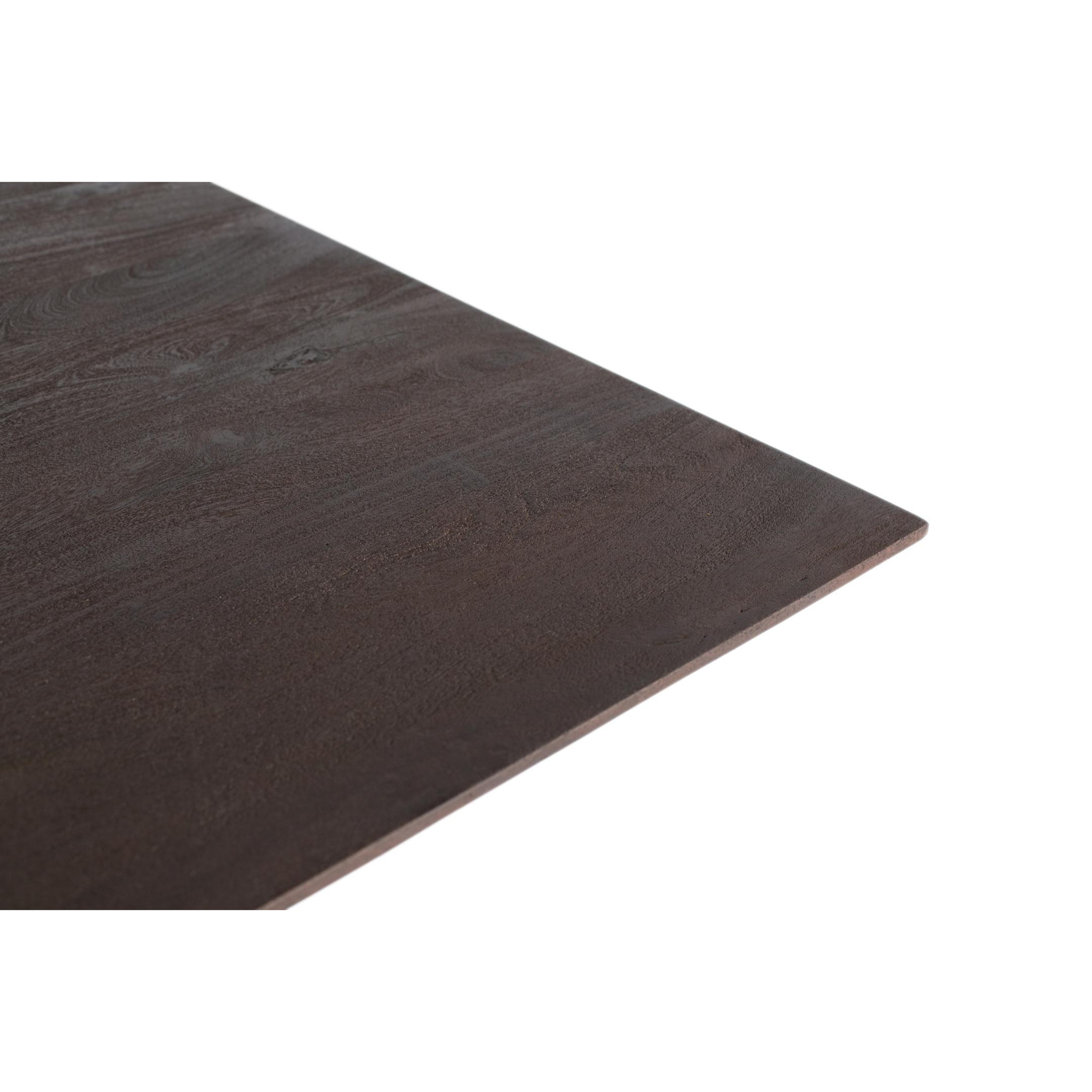Mesas de Comedor de Madera de Mango 180 Cm Estilo Industrial Vintage