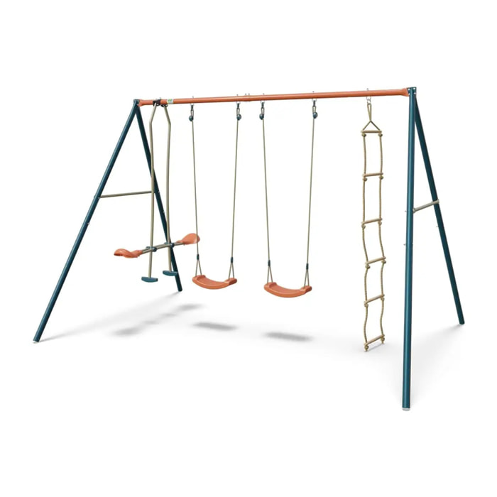 Portique métal 2,20 m Axion MAHO - 5 Enfants