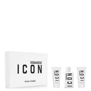 Icon Femme - Coffret Eau de parfum 50ml, Gel douche & Lait corps 50ml