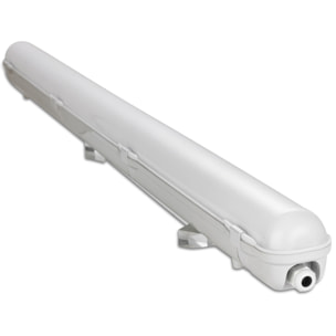 LEDS·C4 Plafon Ip65 Solid 1260Mm Led 17,5W 4000K Gris 1835Lm