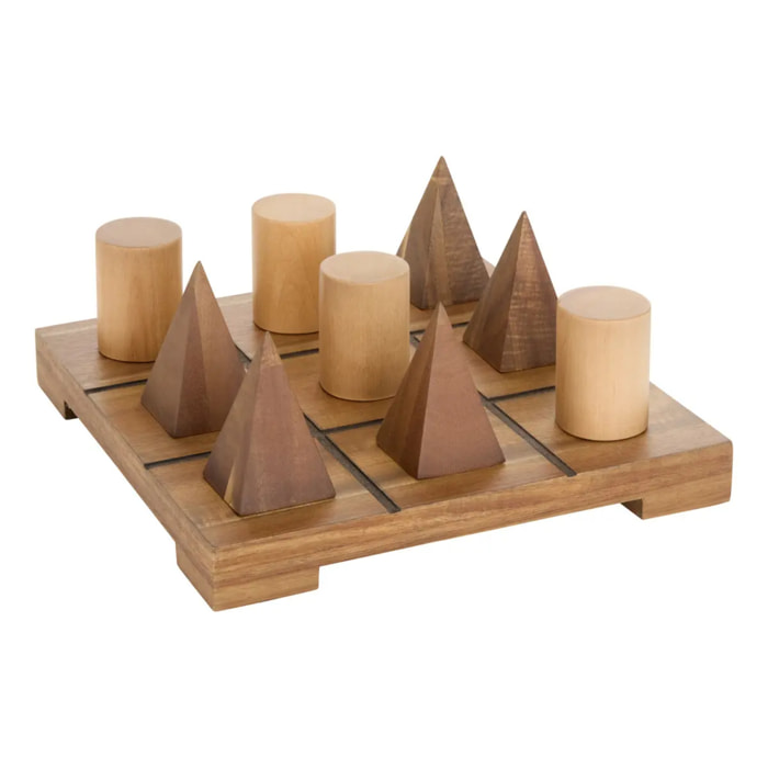 Morpion Ivané 27x27cm beige