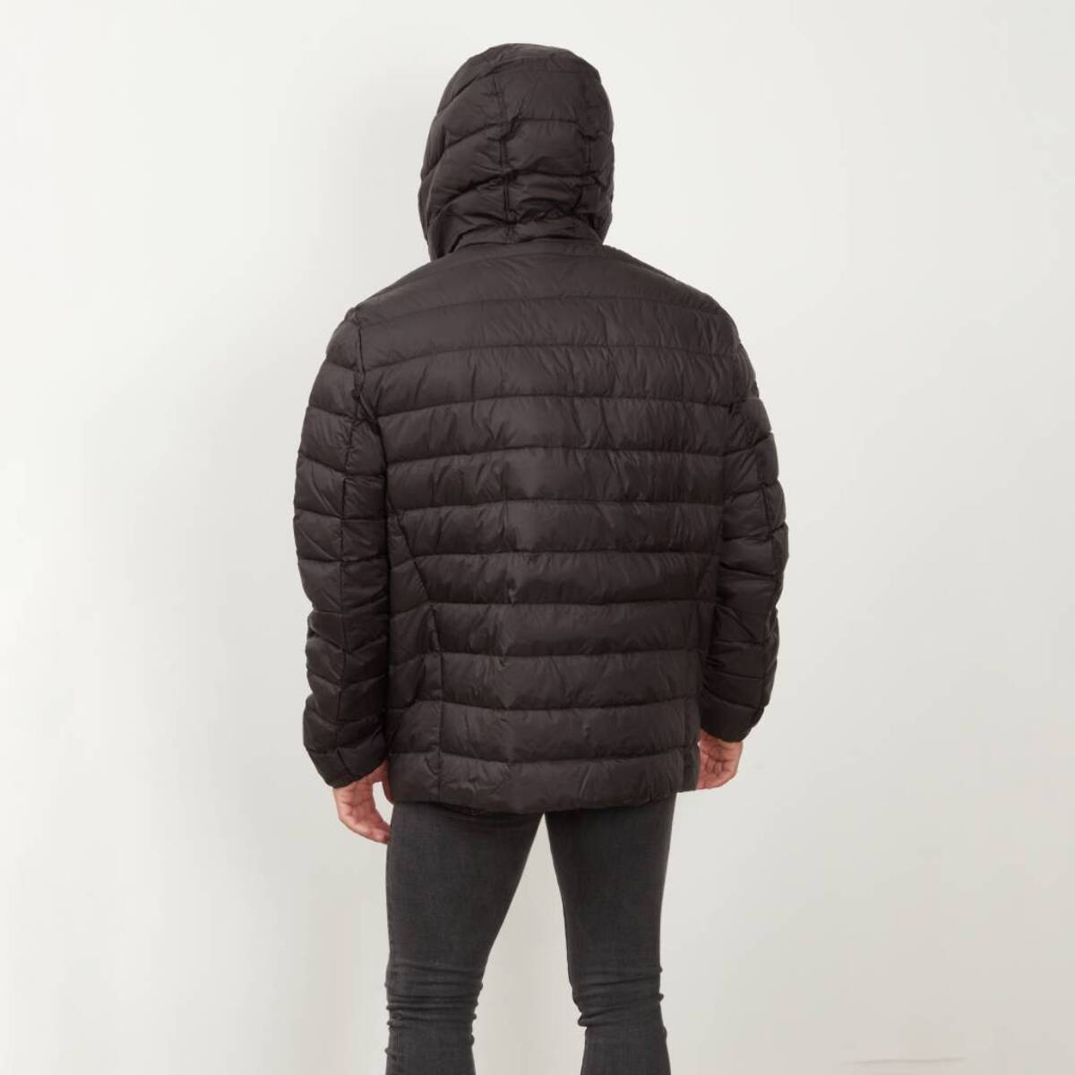 Abrigos Hombre de la marca GEOX  modelo M2625B T2562 M DERECK HOOD JACKET NEGRO