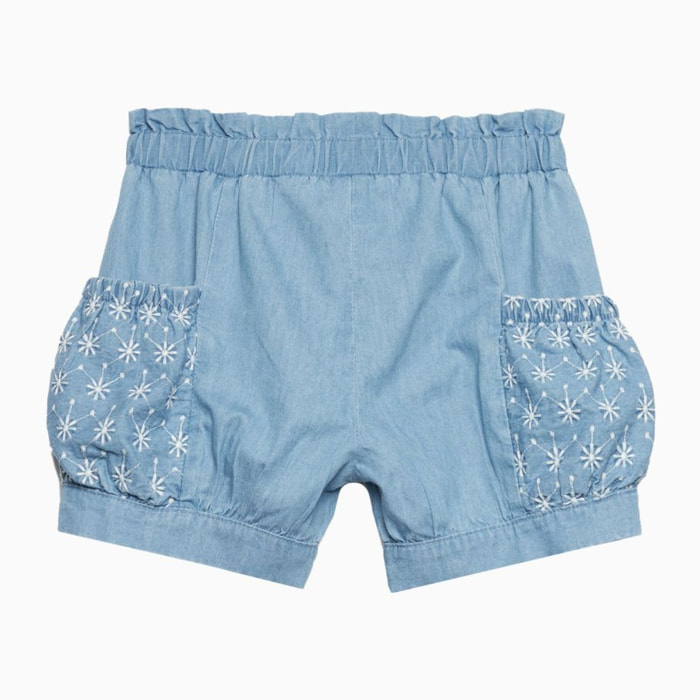 Shorts con ricami e nappe CONBIPEL