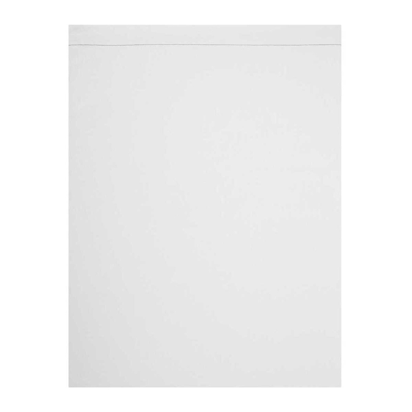 Drap plat uni en coton, Made in France, TOUT DOUX , Blanc