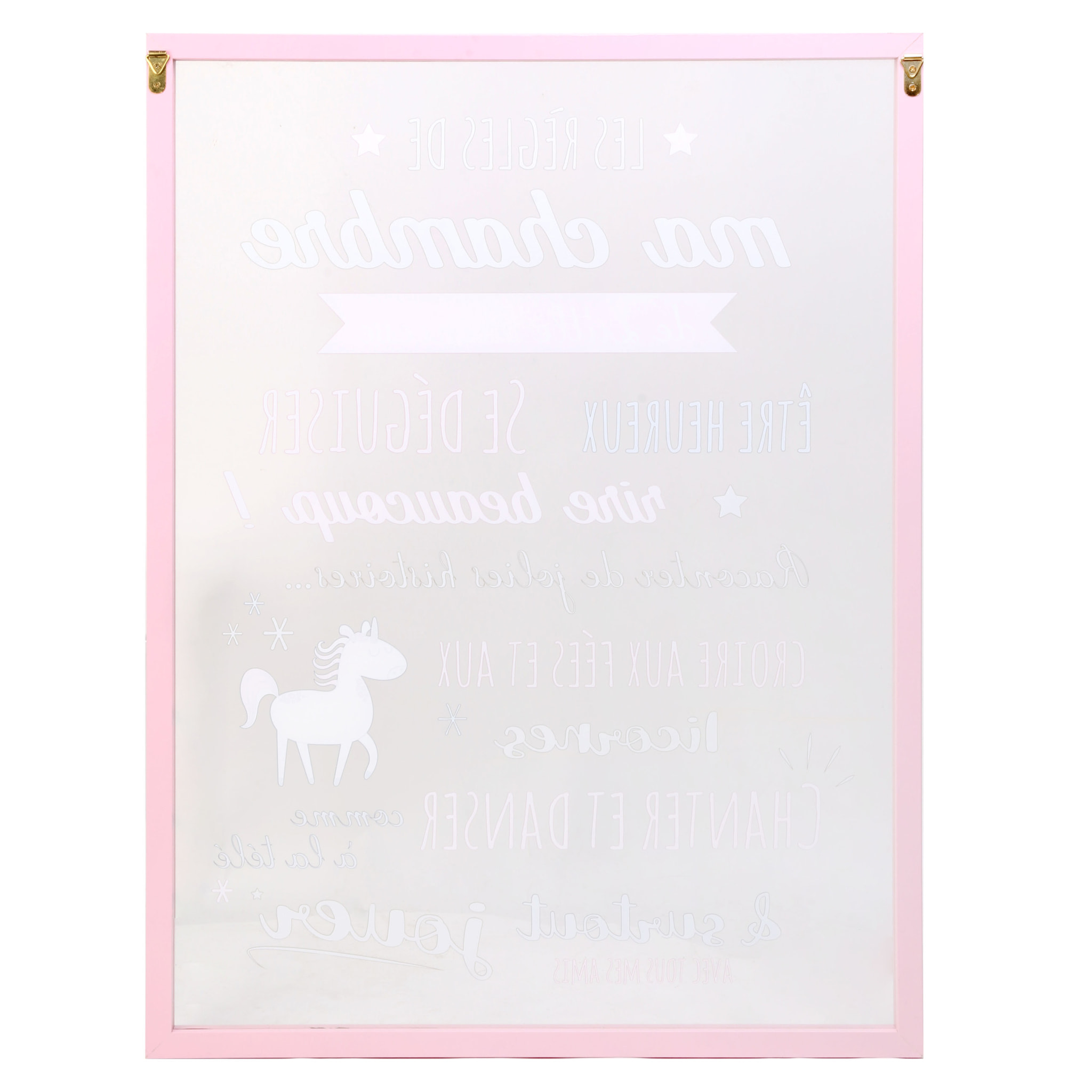 Cadre Les Regles De La Chambre Fille