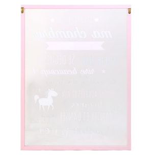 Cadre Les Regles De La Chambre Fille