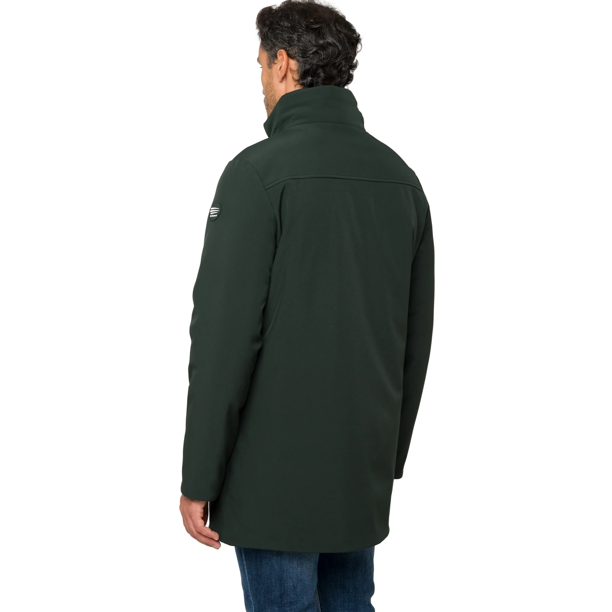 Chaqueta KANAWA acolchada impermeable Verde oscuro