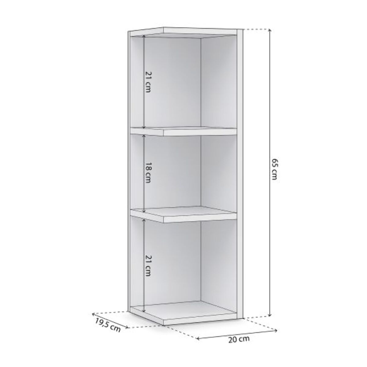 Módulo de baño rinconero Inspire Blanco Brillo