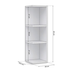 Módulo de baño rinconero Inspire Blanco Brillo